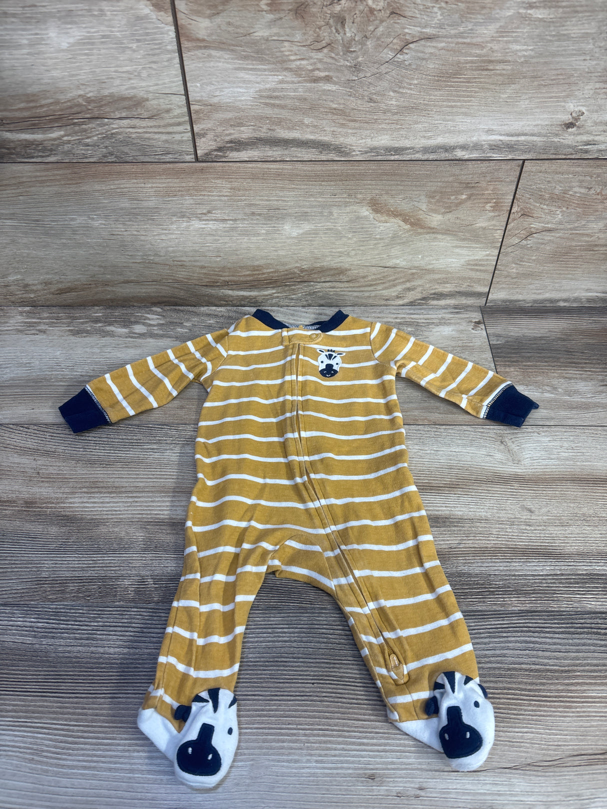 Carter's Striped Sleeper Yellow sz 3m