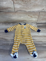 Carter's Striped Sleeper Yellow sz 3m