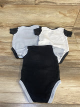 NFL Team Apparel 3pk Raiders Fan Bodysuit Set Grey sz 3-6m