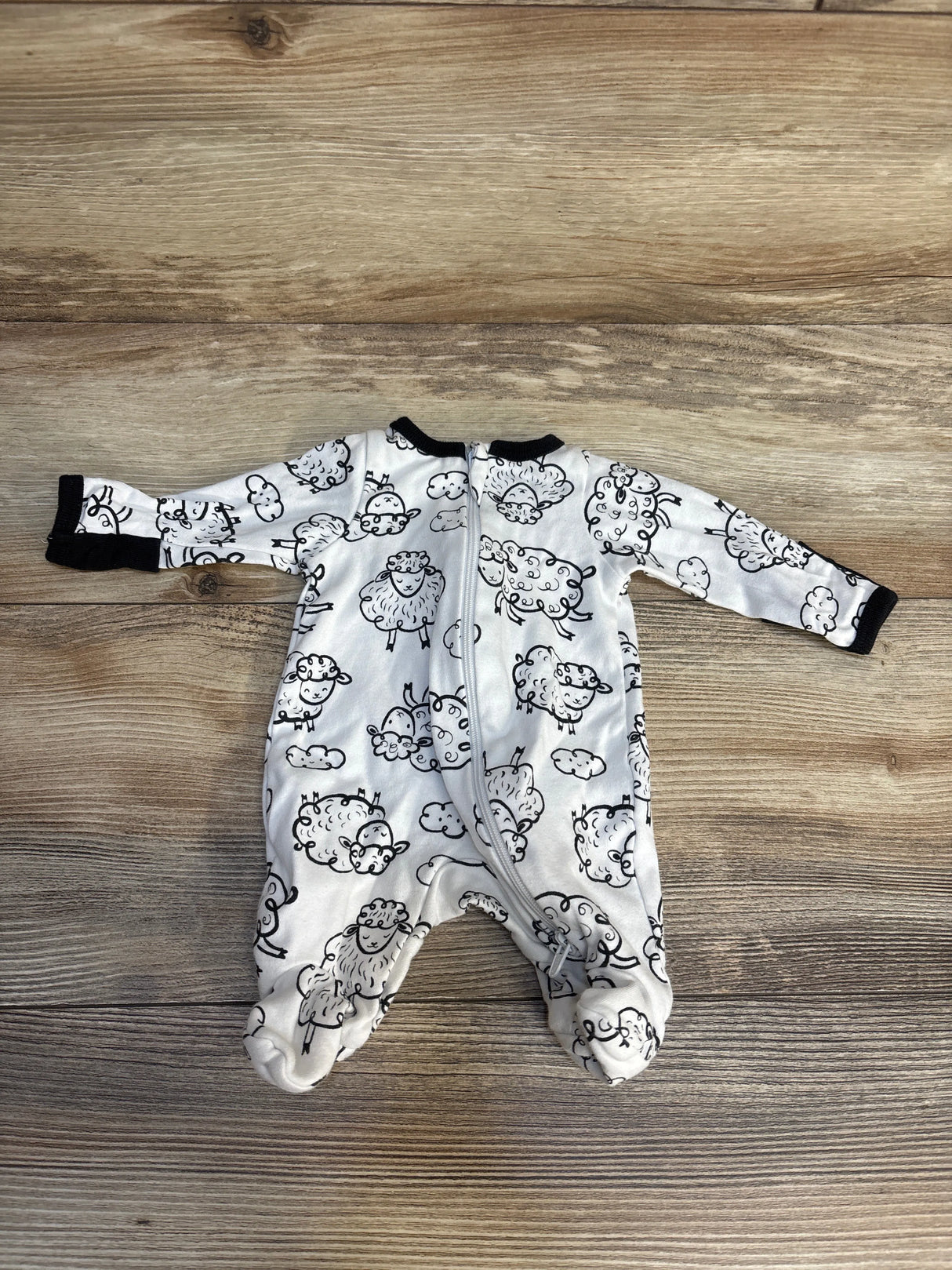 Wonder Nation Sleep N Play Sheep Sleeper White sz PREEMIE