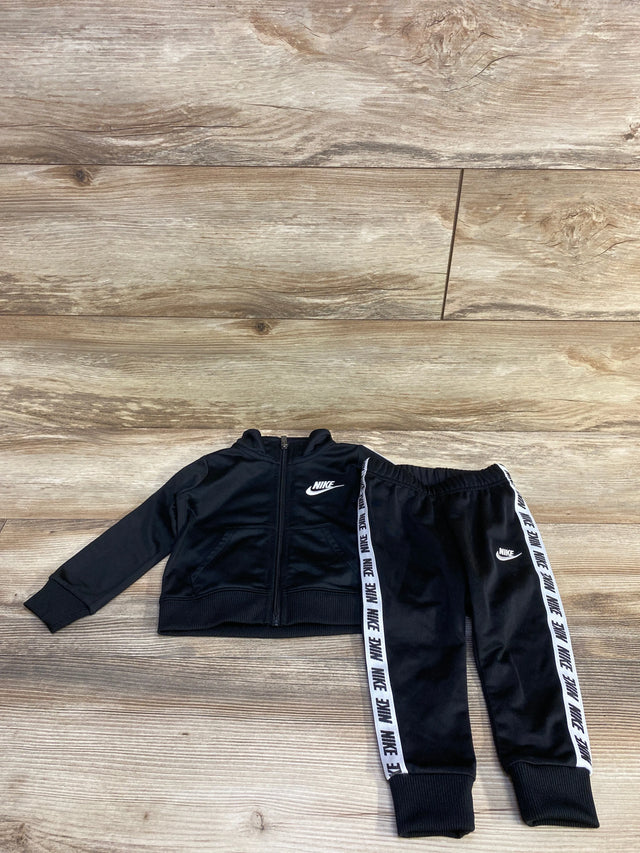 Nike 2pc Taping Tricot Tracksuit Black sz 18m - Me n Mommy To Be