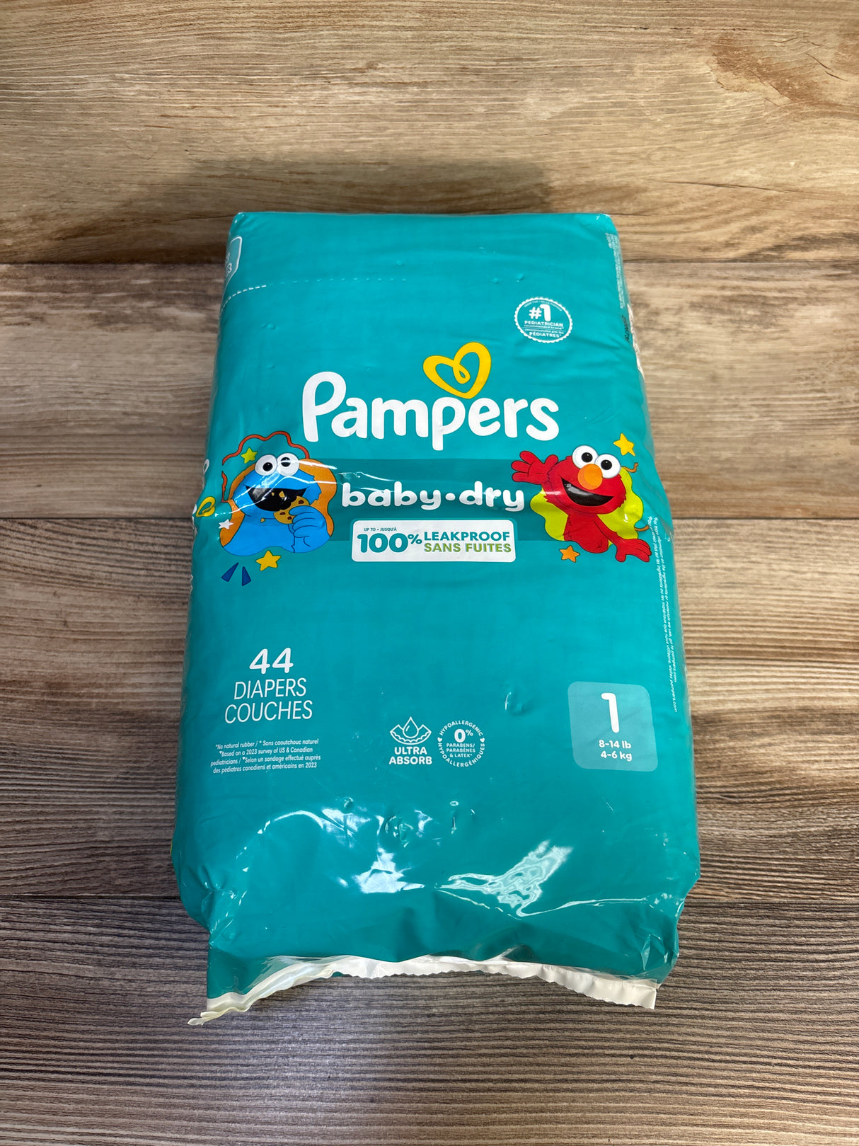 NEW Pampers Baby Dry Diapers Size 1 44ct.