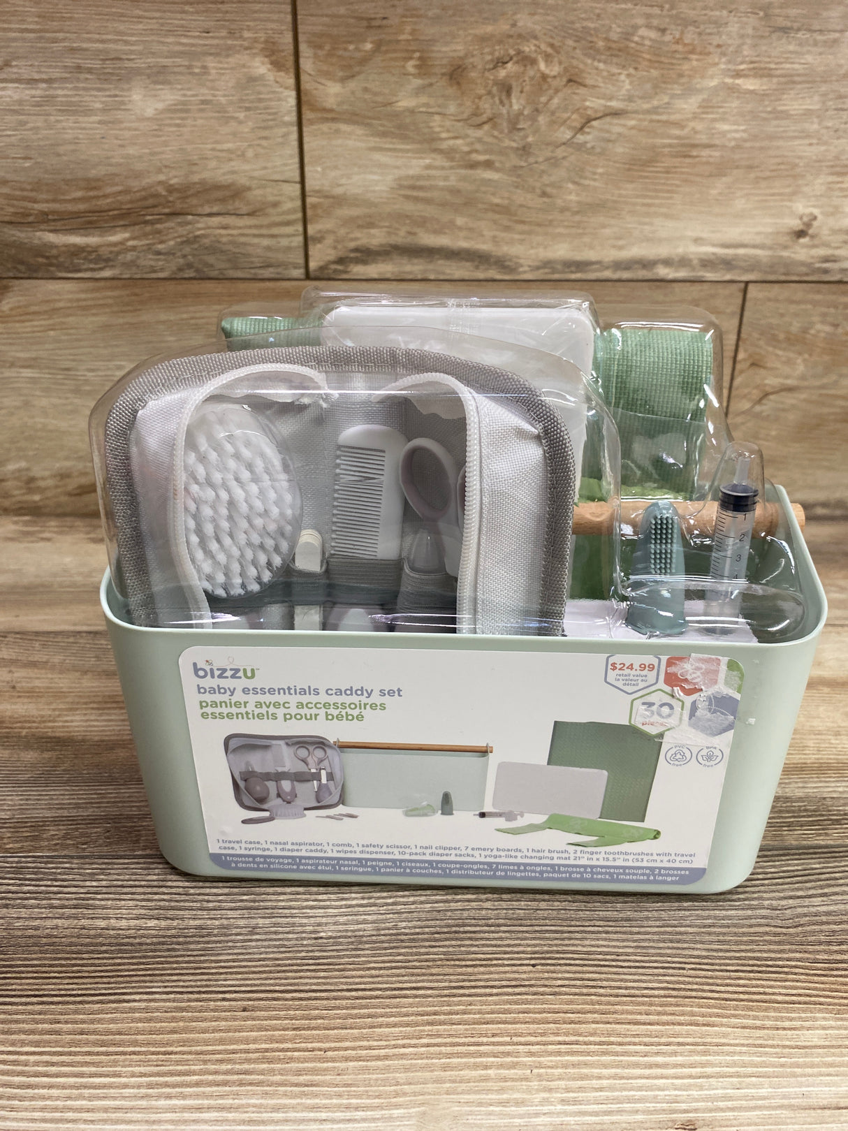 NEW Bizzu Baby Essentials Diaper Caddy 30pc