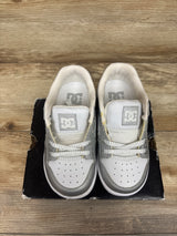 NEW DC Manteca 2 LE Sneakers in Metallic Silver/White sz 10c