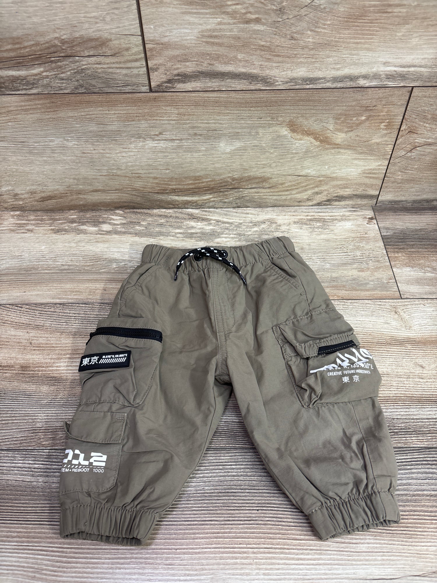 Next Cargo Pocket Trousers Green sz 6-9m