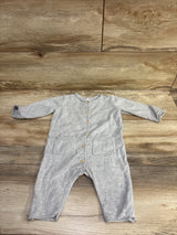 H&M Knit Button Coverall Grey sz 6m