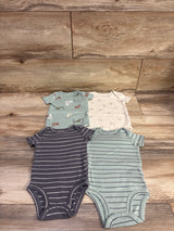 Carter's 4pk Bodysuit Set Green sz 3m
