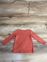 Cotton On Kids Metallic Striped Shirt Orange sz 2T