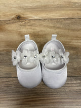 Laura Ashley Floral Soft Sole Shoes White sz 3c
