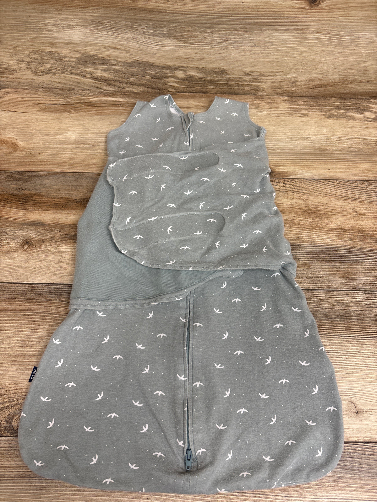Halo SleepSack Swaddle Green sz 3-6m