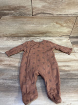 Side Snap Sleeper Brown sz 3m