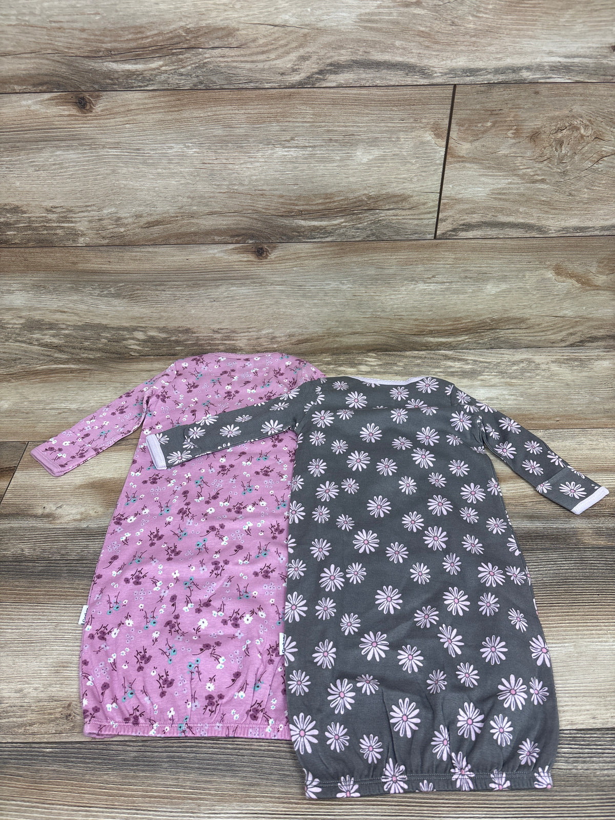 Gerber 2pk Sleep Gowns Pink sz 0-6m