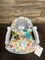 NEW Fisher Price Sit-Me-Up Floor Seat in Rainbow Showers