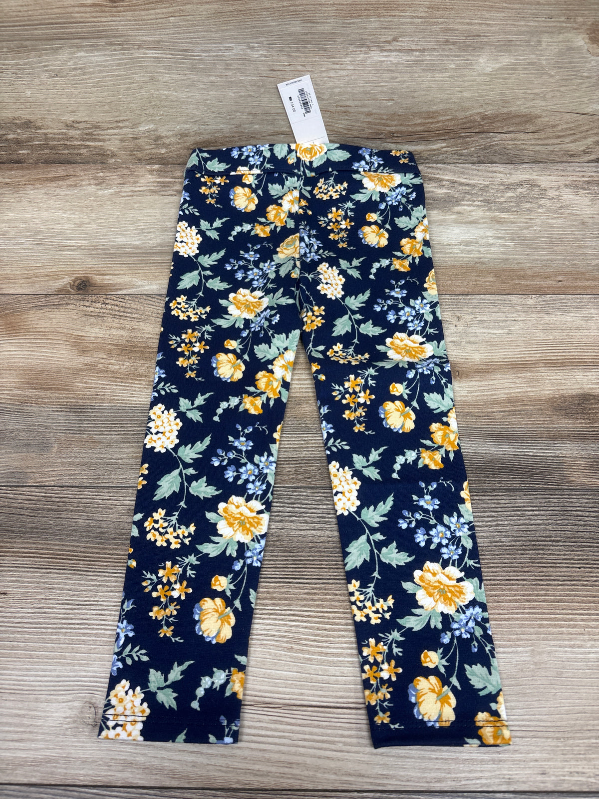 NEW Janie & Jack Floral Leggings Navy sz 3T