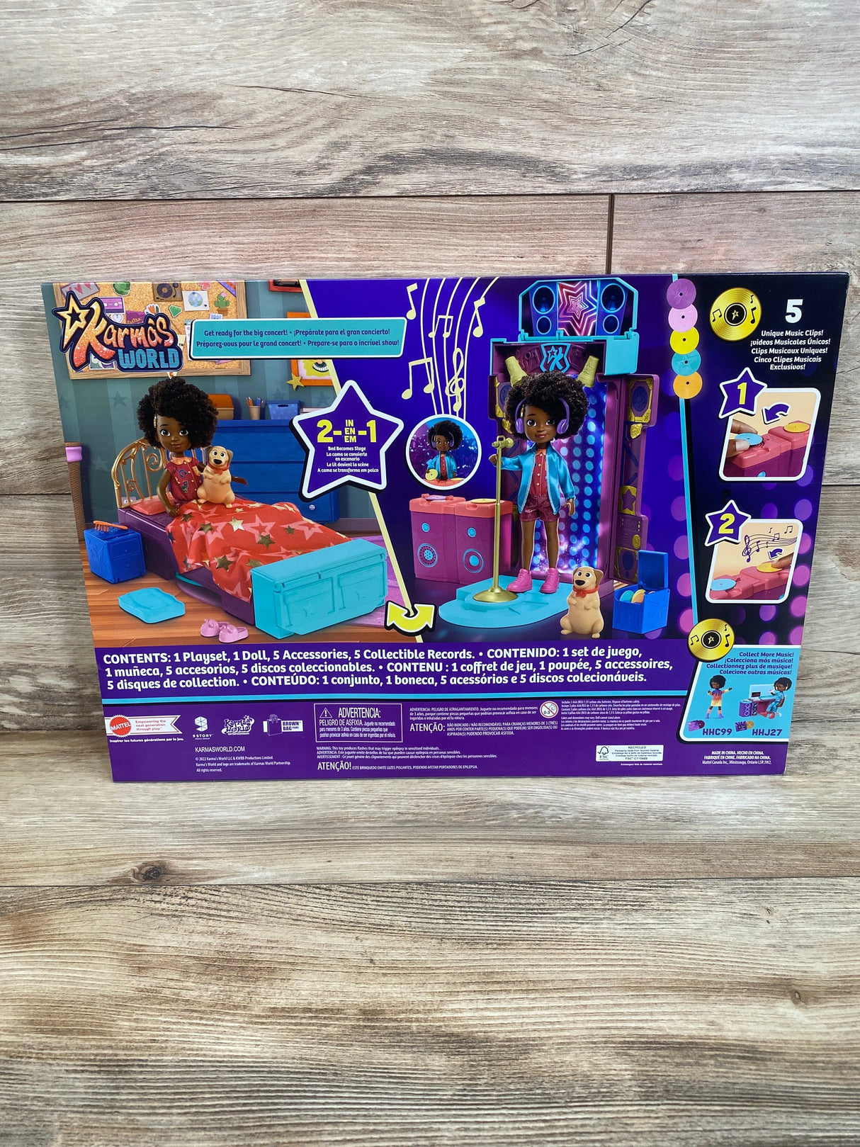 NEW Mattel Karma's World Transforming Musical Star Stage Playset