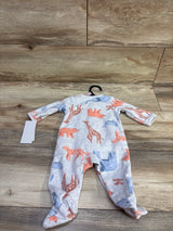 NEW Child Of Mine Blanket Sleeper Grey sz Newborn