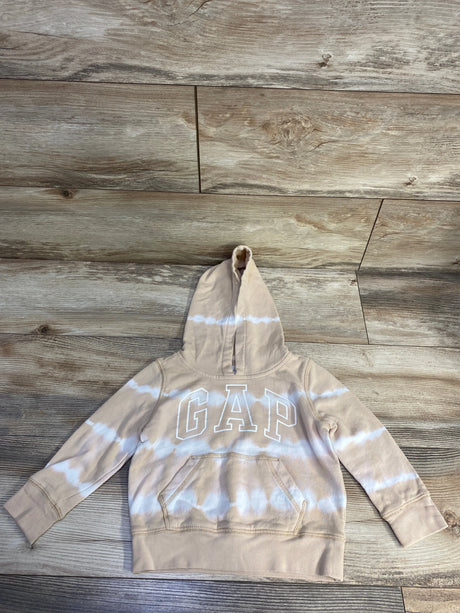 Baby Gap Tie-Dye Logo Hoodie Tan sz 2T - Me n Mommy To Be