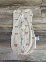 Sandjest Cotton Arm-In Zipper Sleep Sack Beige sz 0-2m