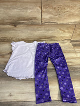BCG 2pc Shirt & Leggings Purple sz 3T - Me n Mommy To Be