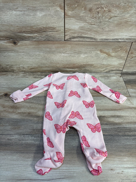 Carter's Butterfly Print Sleeper Pink sz 3m - Me n Mommy To Be