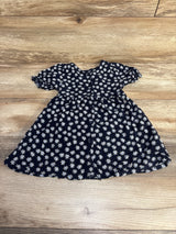 Old Navy Button Front Floral Dress Navy sz 2T - Me n Mommy To Be