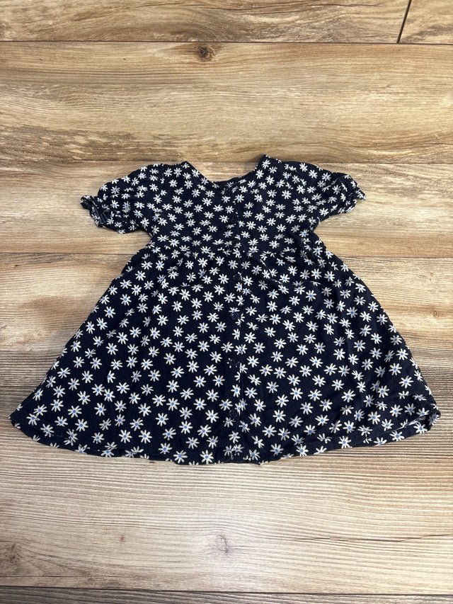 Old Navy Button Front Floral Dress Navy sz 2T - Me n Mommy To Be