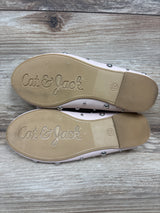 Cat & Jack Heather Studded Ballet Flats Pink sz 12c