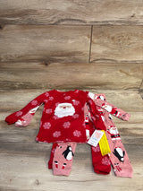 NEW Just One You 4pc Santa Pajama Set Red sz 18m