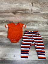 Hanna Andersson Orange Bodysuit & Pant Set sz 6-12m