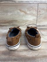 Old Navy Faux-Leather Boat Shoes Cognac sz 7c