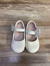 QSB Patent Leather Mary Jane Flats White sz 7c