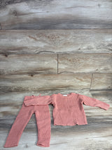 Jessica Simpson 2pc Chunky Knit Sweater & Pants Set Peach sz 18m