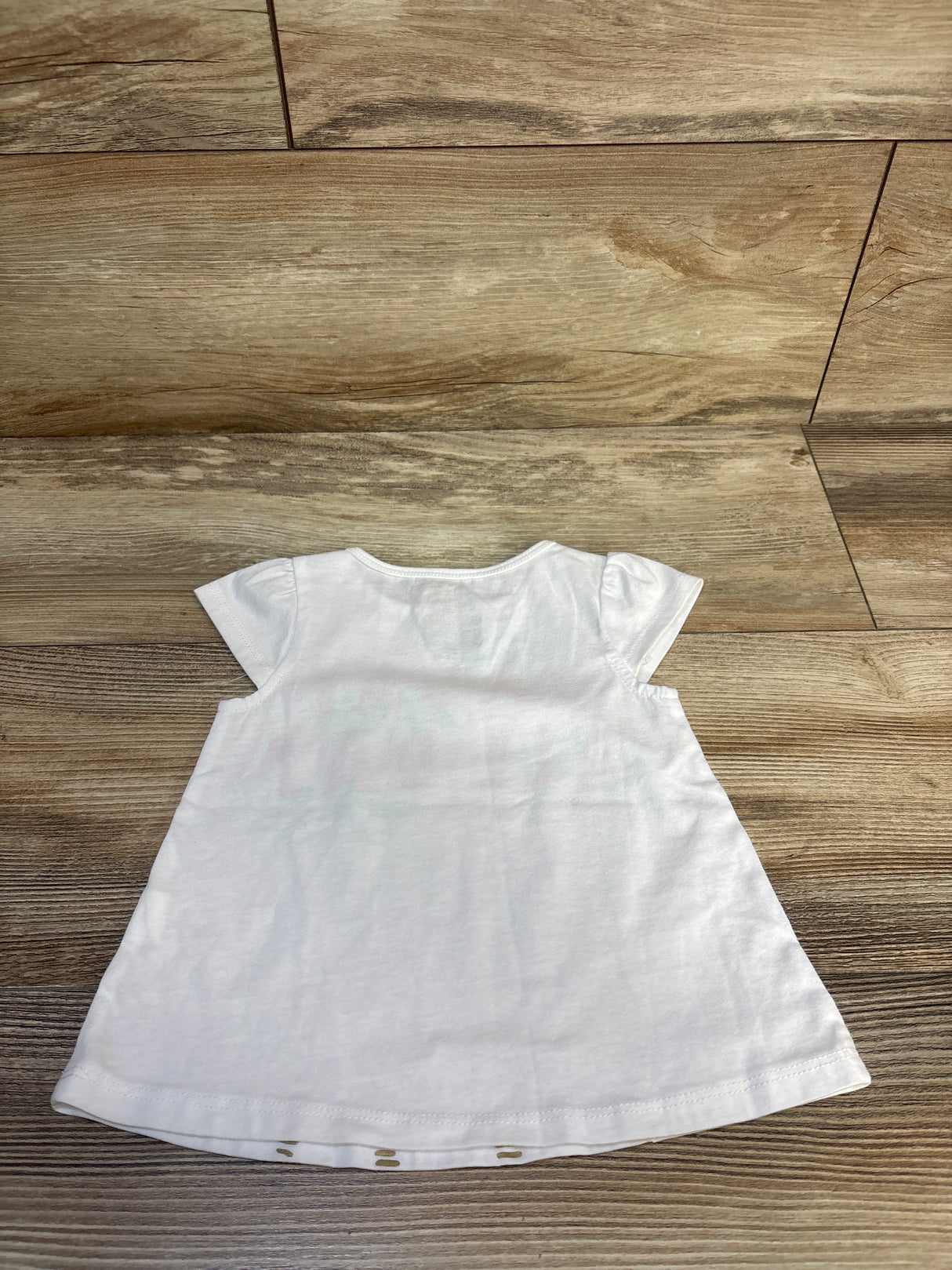 First Impressions Vacay All Day Shirt White sz 6-9m