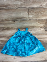 RJC Girls Hawaiian Vacation Turquoise Dress sz 2T