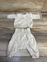 H&M 2pc Sweatshirt & Pants Set Ivory sz Preemie