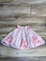 Lulurain Embroidered Dress Pink sz 18m