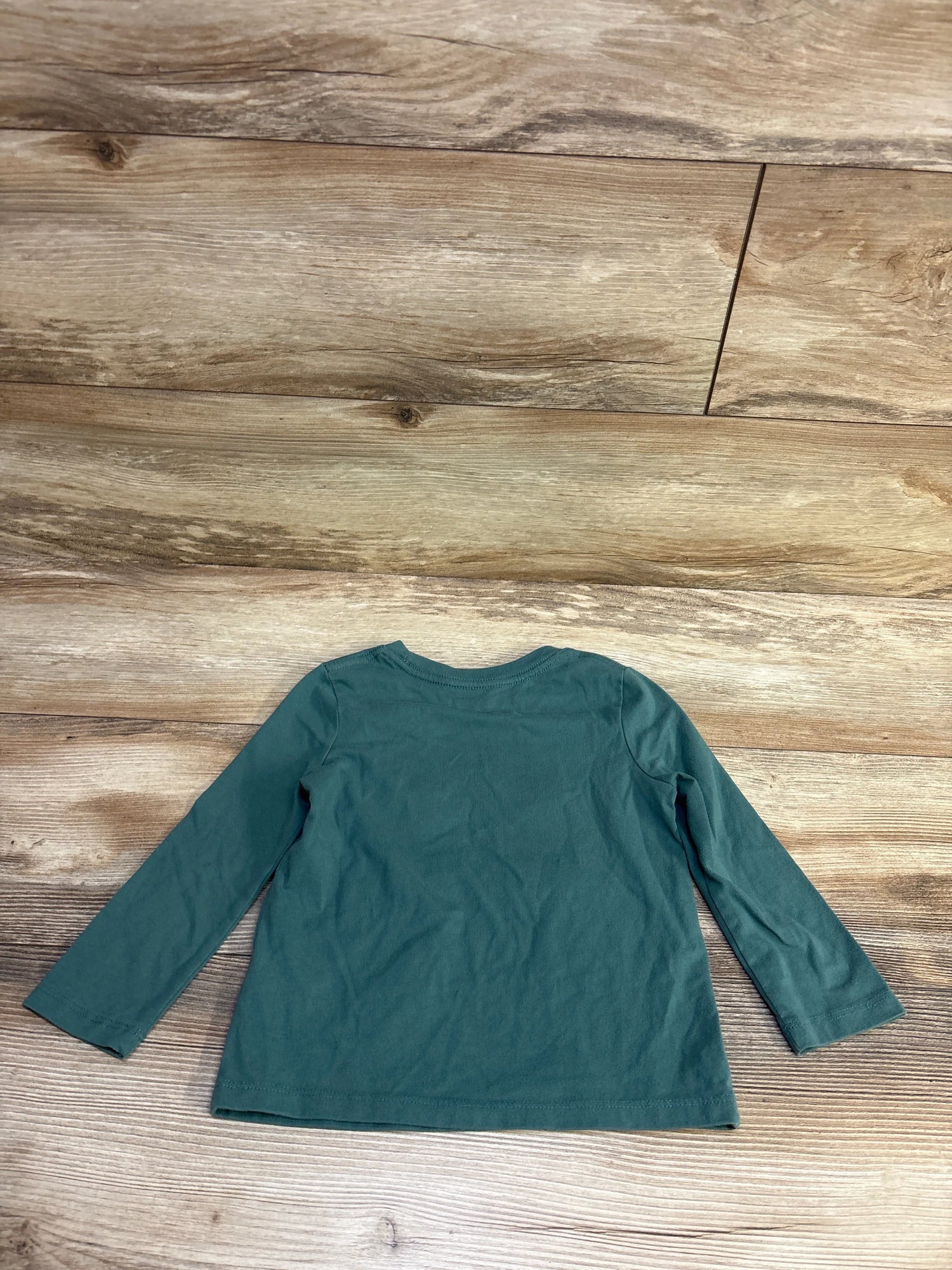 Cat & Jack Long Sleeve Rainbow Shirt Green sz 3T