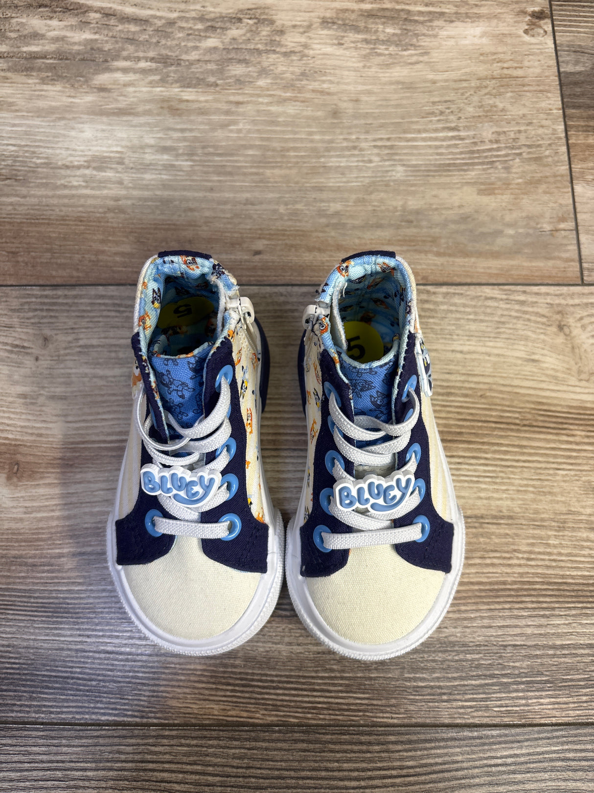 Ground Up Bluey High Top Sneakers Tan sz 5c