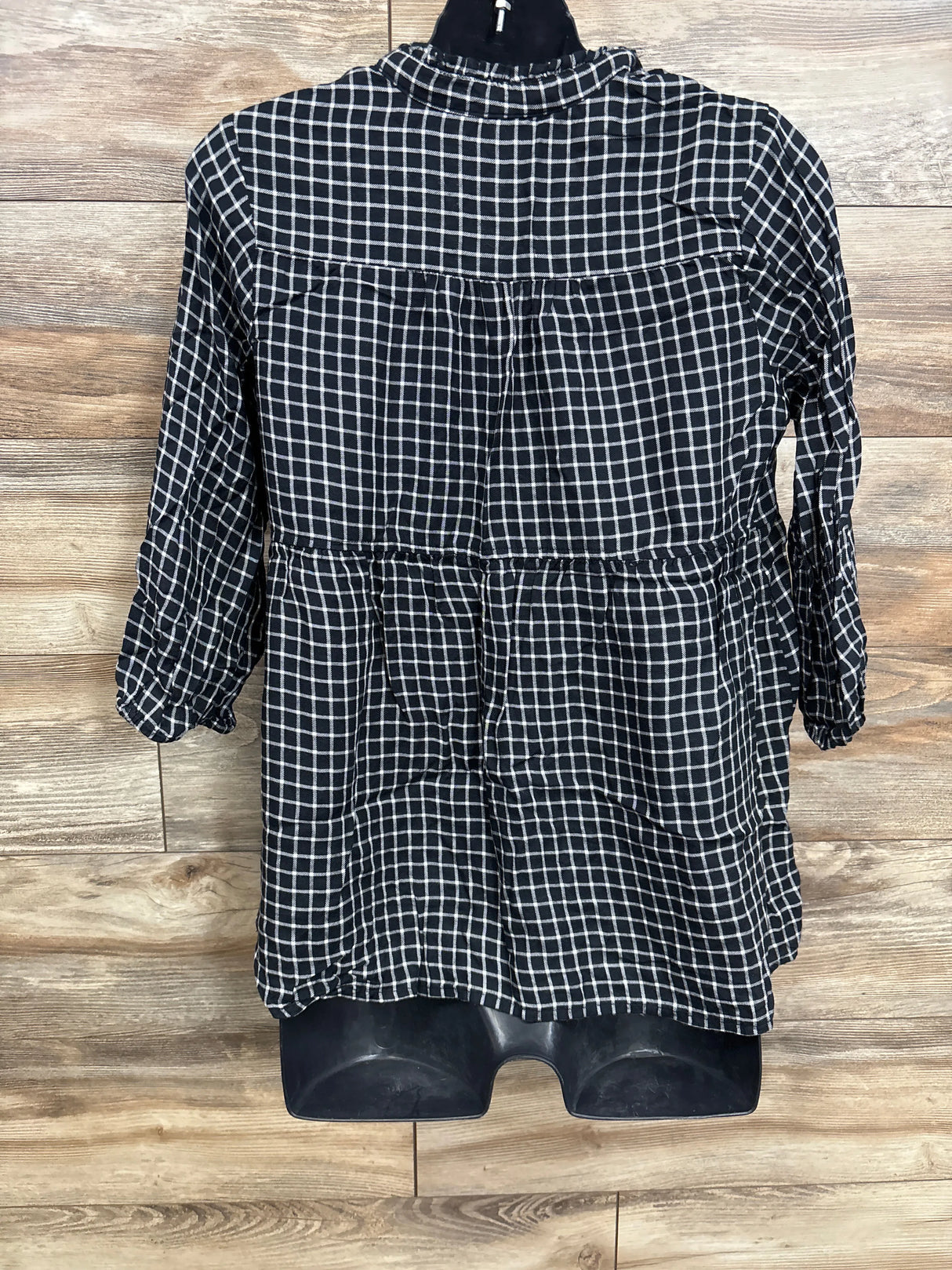Isabel Maternity Button Down Shirt Black sz Large