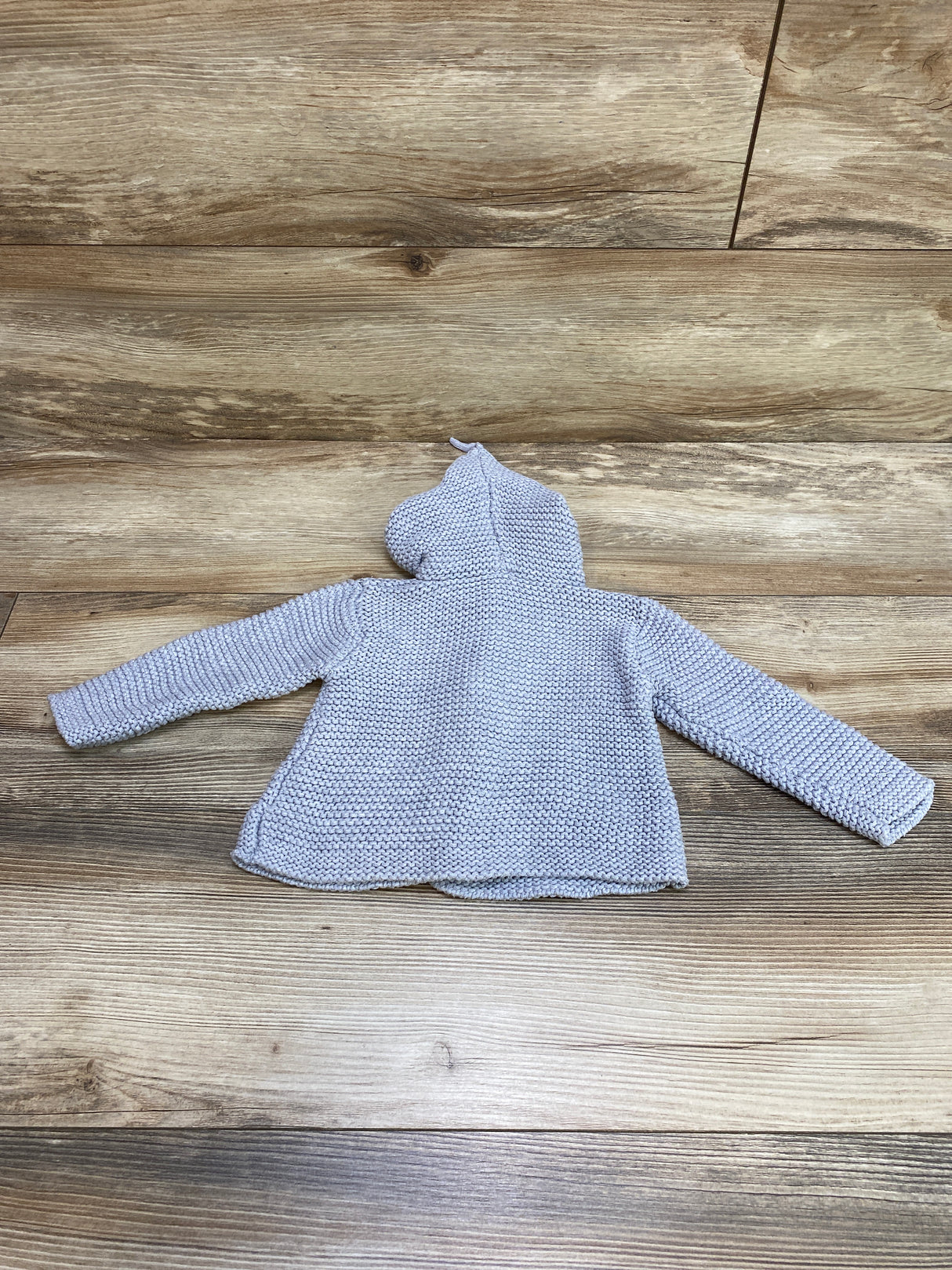 Nordstrom Hooded Knit Cardigan Grey sz 12m