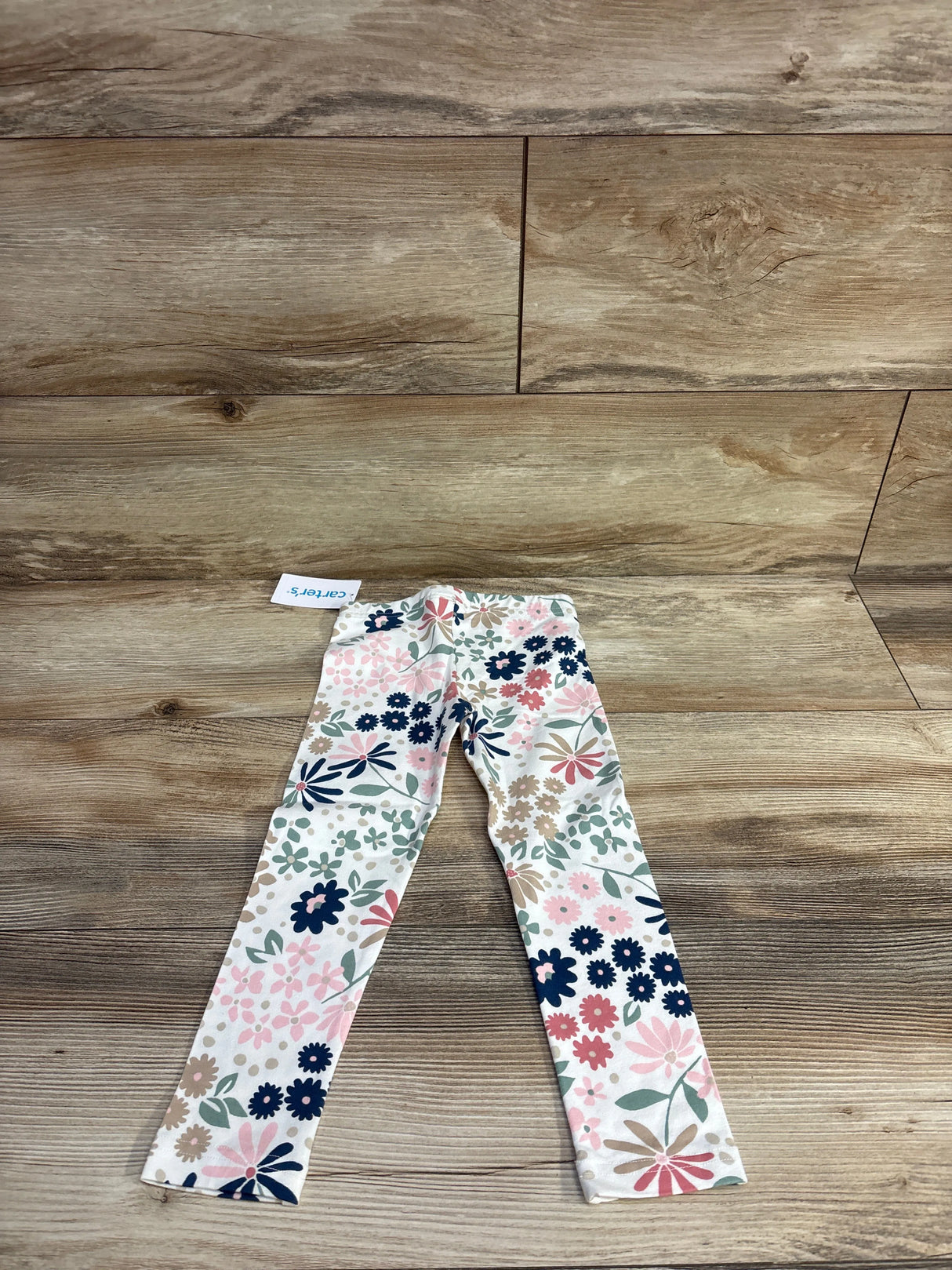 NEW Carter's Floral Leggings White sz 3T