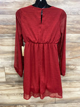 NEW Liberty Love Maternity Textured Dress Red sz Medium