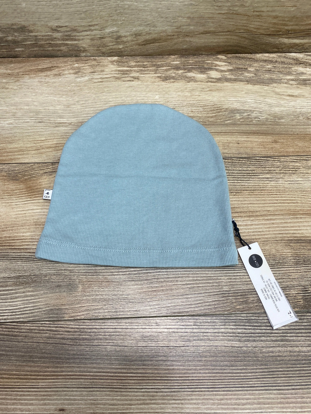 NEW Lulu & Bear Ribbed Slouch Beanie Seafoam Sz 1T/2T