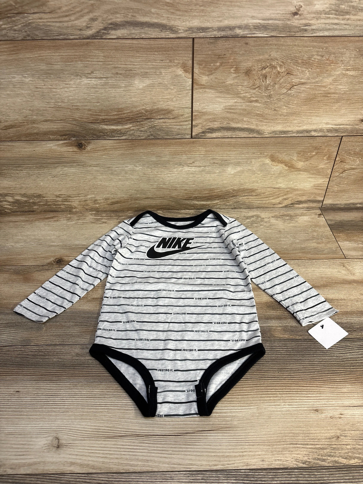NEW Nike Striped Bodysuit Grey sz 24m