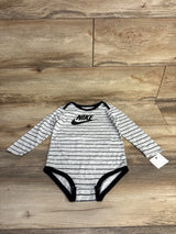 NEW Nike Striped Bodysuit Grey sz 24m