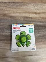 NEW Nuby Teethe N' Pop Turtle 3m+