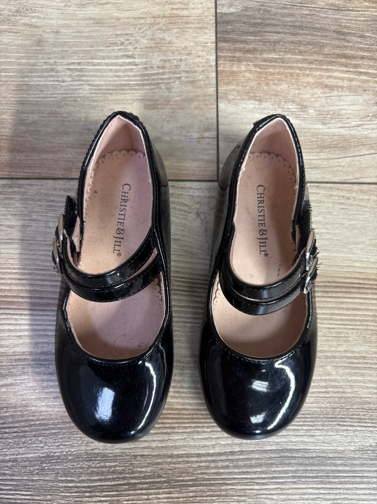 Christie & Jill Lil Dahlia Mary Jane Flats Black sz 8c