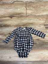 Cat & Jack Buffalo Print Jumpsuit Black sz 24m