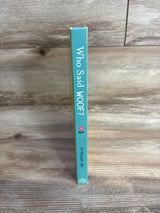 Who Said Woof?: A Lift-the-Flap Touch-and-Feel Board Book