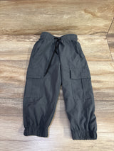 Quick-Dry Drawstring Cargo Pants Grey sz 2T